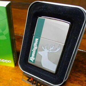Rare 2006 Remington Black Ice Big Buck Zippo Lighter